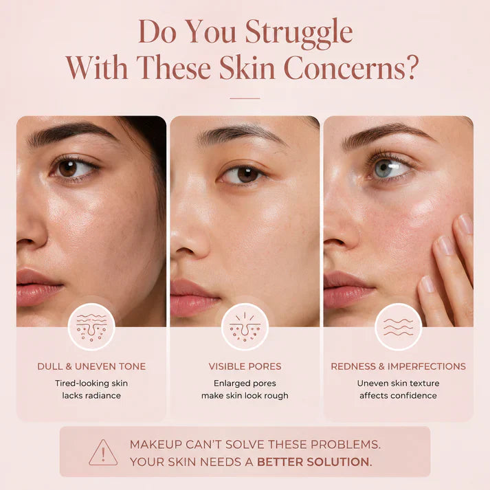 Covers redness — without the cakey foundation look