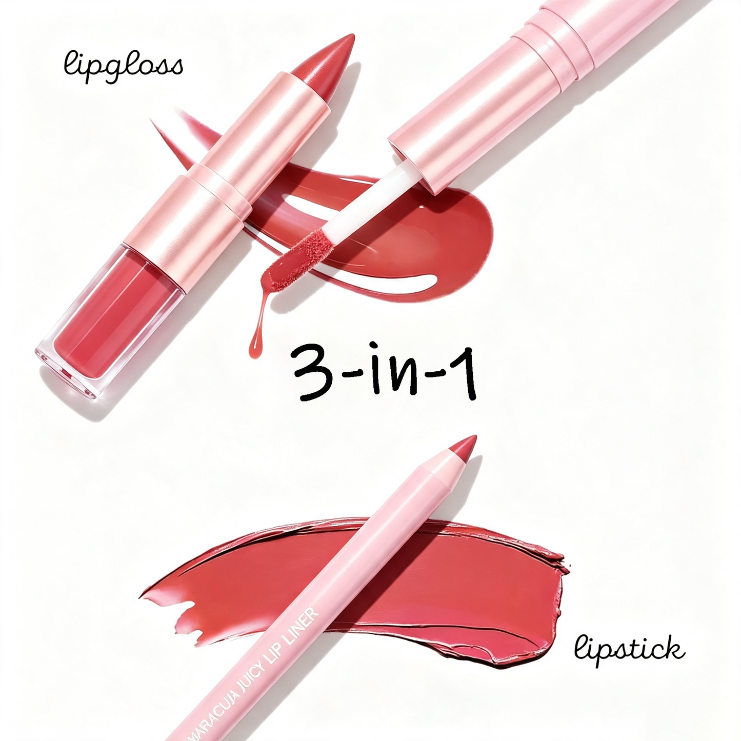lip sculptor & liner - 3-in-1 lip combo: lip liner, lipstick & lip gloss