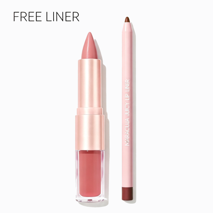 lip sculptor & liner - 3-in-1 lip combo: lip liner, lipstick & lip gloss