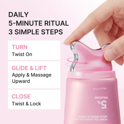 Achandise® Collagen Gua Sha Neck Wrinkle Cream