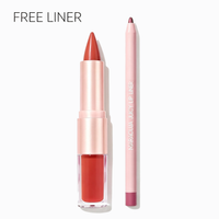 hibiscus + mauve liner