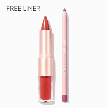 lip sculptor & liner - 3-in-1 lip combo: lip liner, lipstick & lip gloss
