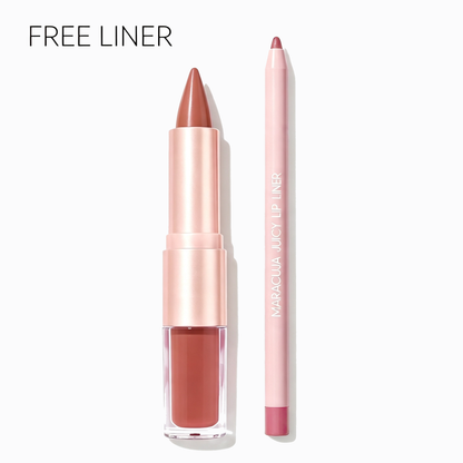 lip sculptor & liner - 3-in-1 lip combo: lip liner, lipstick & lip gloss