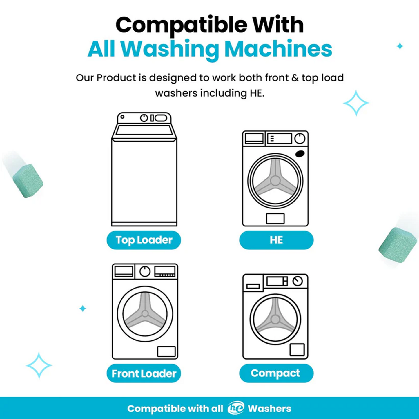 Licensedta® Washing Machine Cleaner