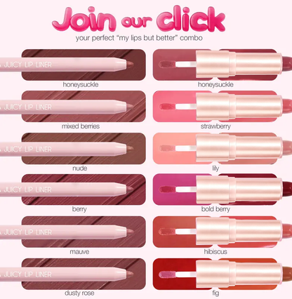 lip sculptor & liner - 3-in-1 lip combo: lip liner, lipstick & lip gloss