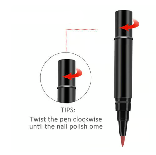 🎨🎨One Step Gel Nail Pen 3-in-1 No Extra Base Top Coat Portable Precise Brush Salon Nail At Home