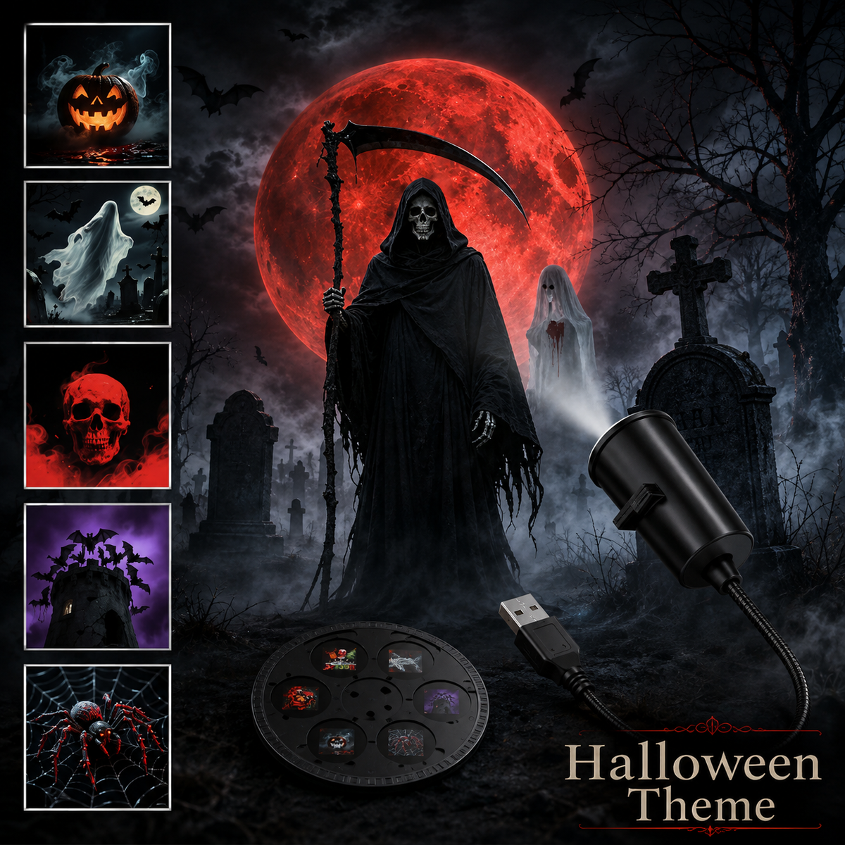 🔥✨ Last Day 50% OFF- Plug-and-Play HD Star Projecto