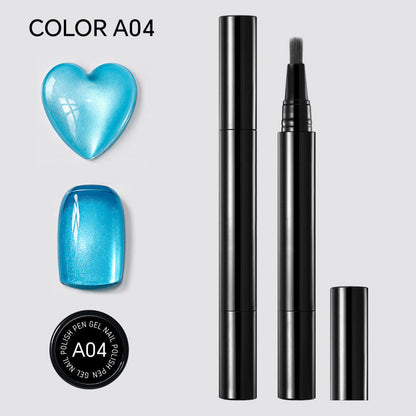 🎨🎨One Step Gel Nail Pen 3-in-1 No Extra Base Top Coat Portable Precise Brush Salon Nail At Home