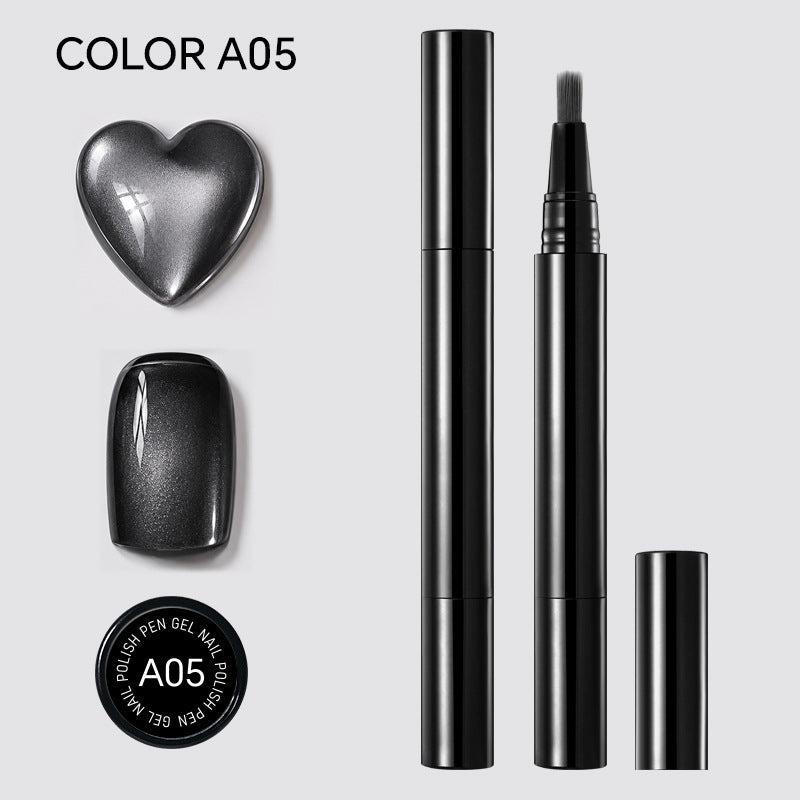🎨🎨One Step Gel Nail Pen 3-in-1 No Extra Base Top Coat Portable Precise Brush Salon Nail At Home