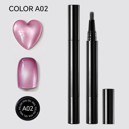 🎨🎨One Step Gel Nail Pen 3-in-1 No Extra Base Top Coat Portable Precise Brush Salon Nail At Home